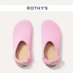 Rothy's Kids Clogs Shoes in Tutu Pink toddler size 9